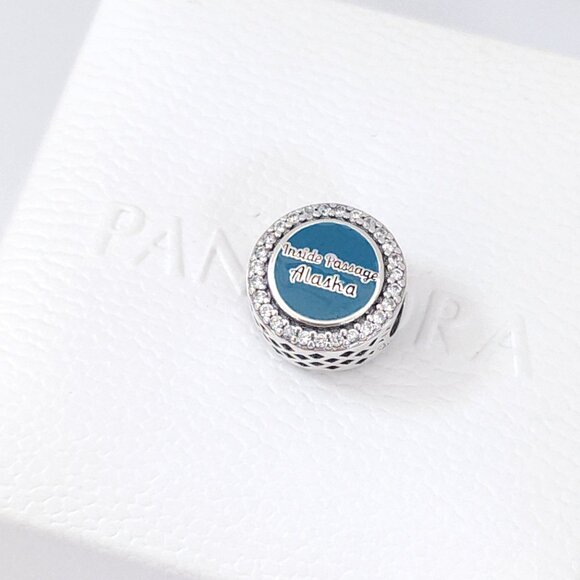 Pandora Cruise Charm Inside Passage Alaska Bead Charm S925 Silver with box - Picture 7 of 8